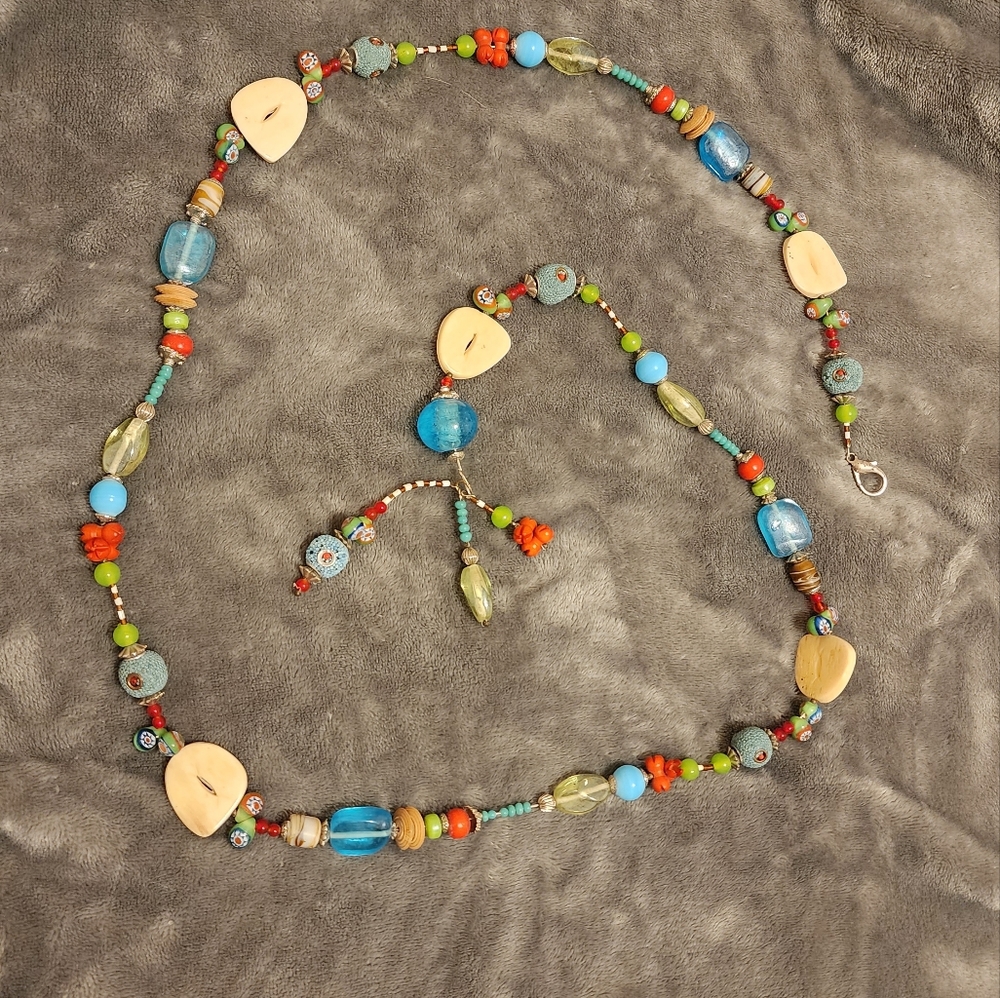 Boho Beaded Necklace/Belt
